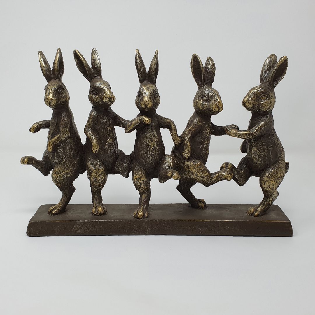 Dancing Hares Sculpture