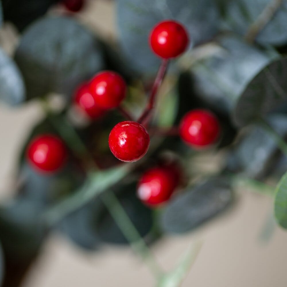 Red Berry & Eucalyptus Table Wreath Table Wreath Henderson's 