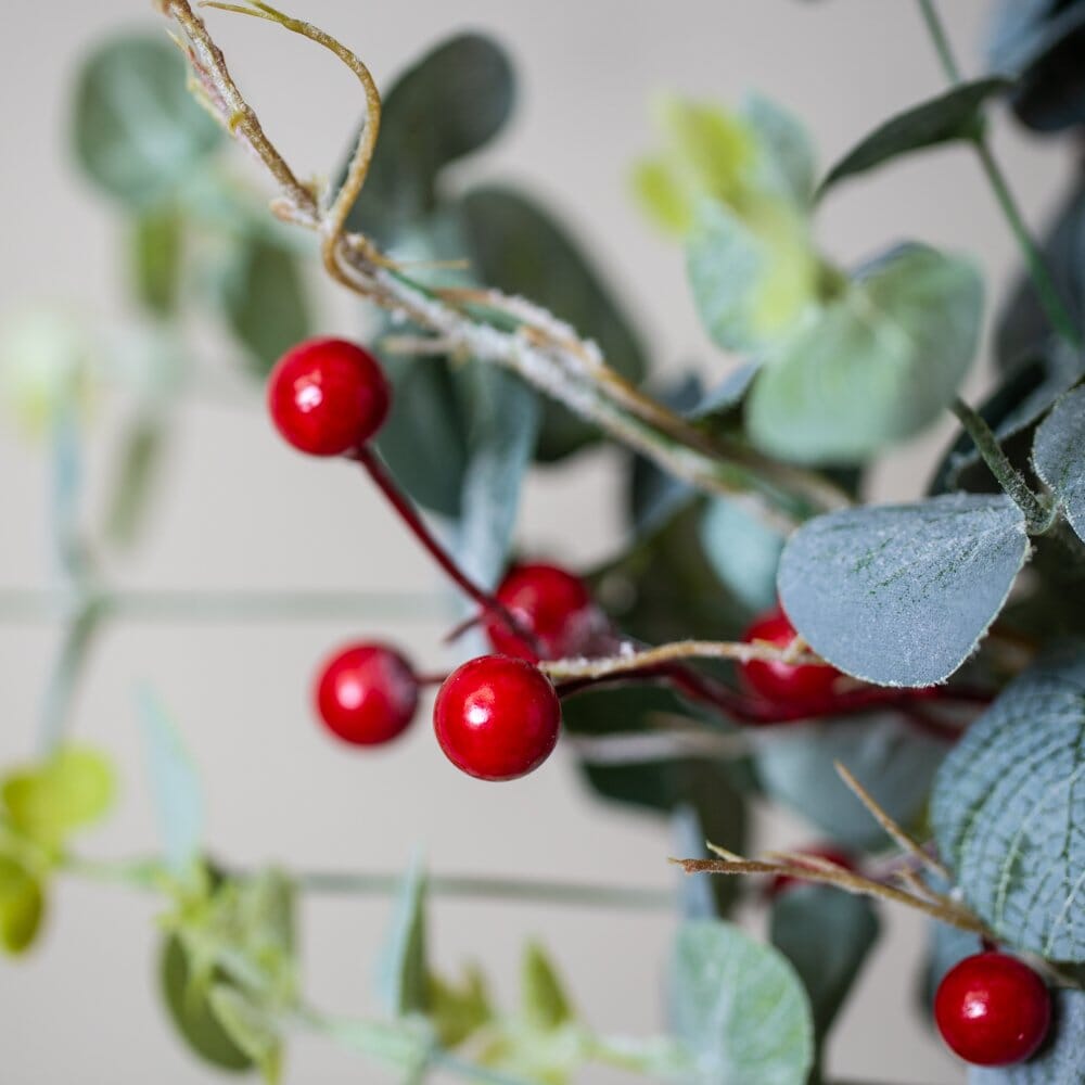 Red Berry & Eucalyptus Table Wreath Table Wreath Henderson's 