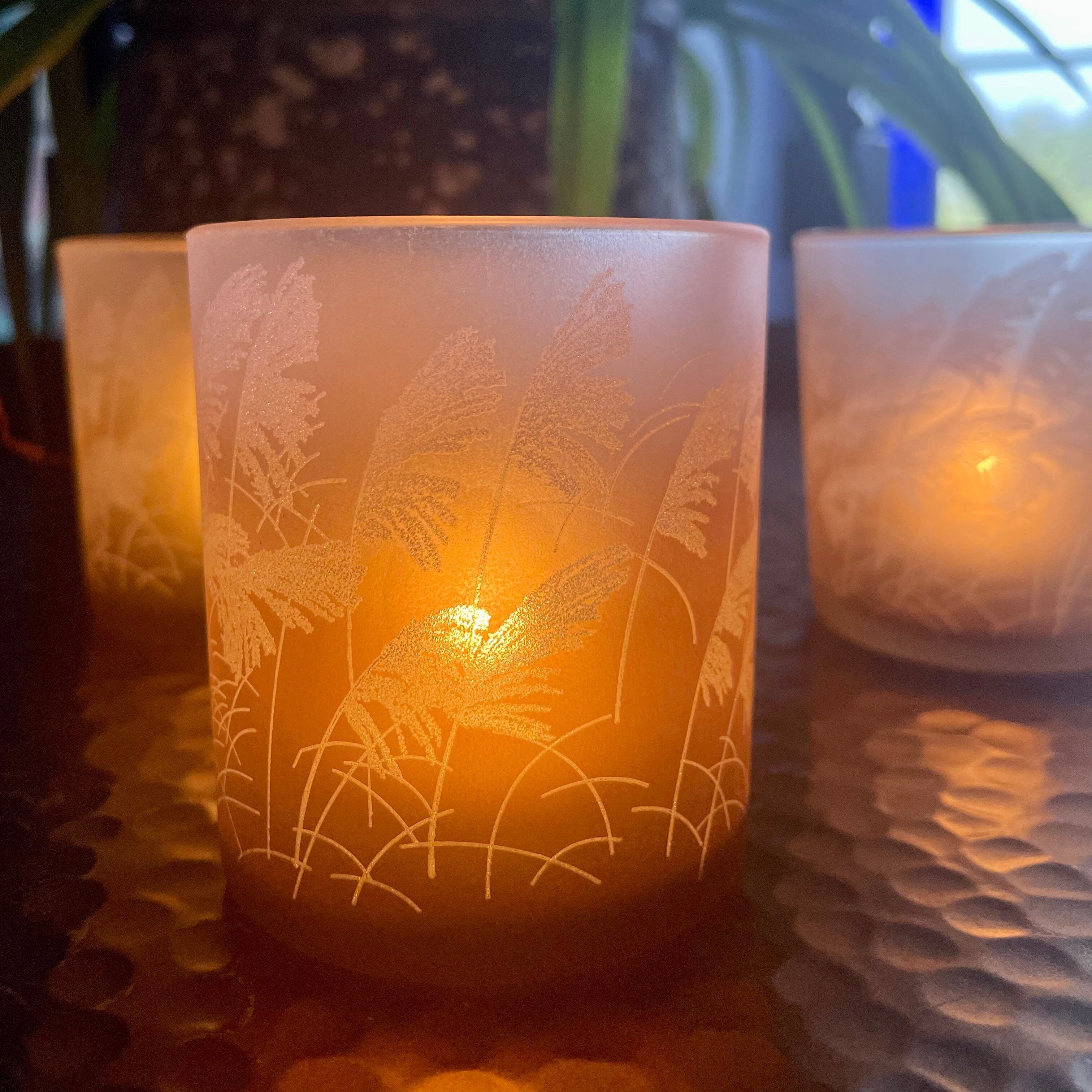 Votive candle deals lamps with shades