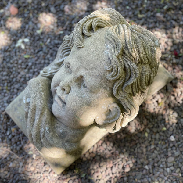 Cherub Wall Plaque Garden Wall Plaque Henderson's 