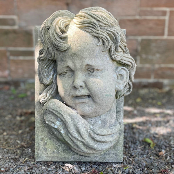 Cherub Wall Plaque Garden Wall Plaque Henderson's 