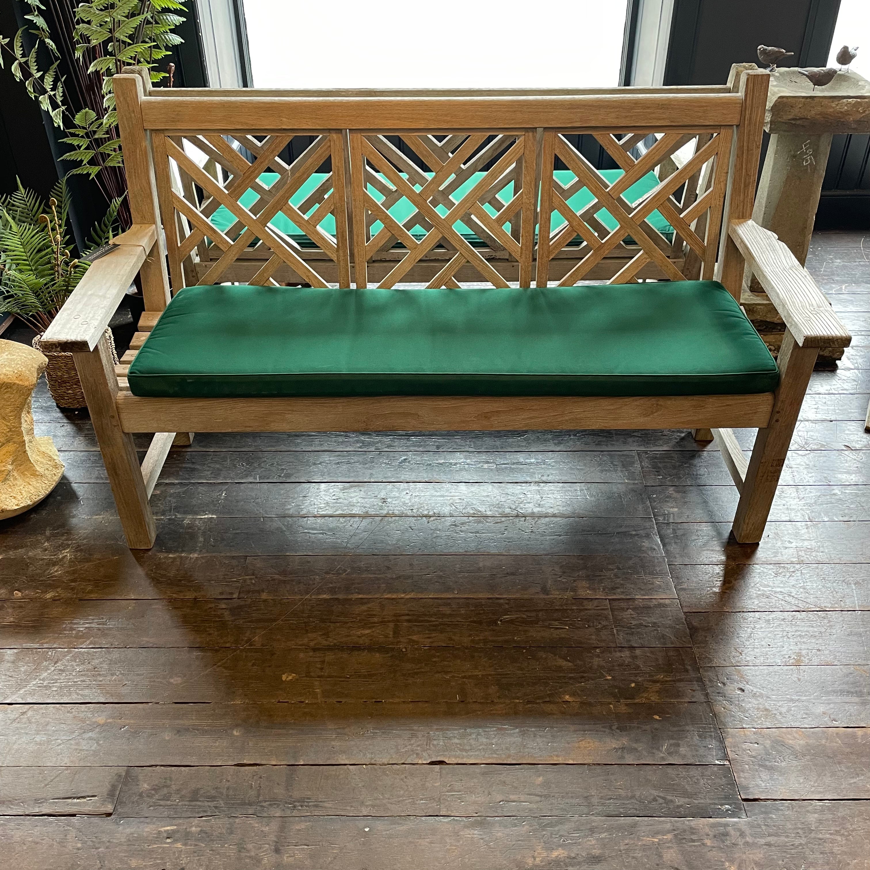 Chippendale outdoor bench deals