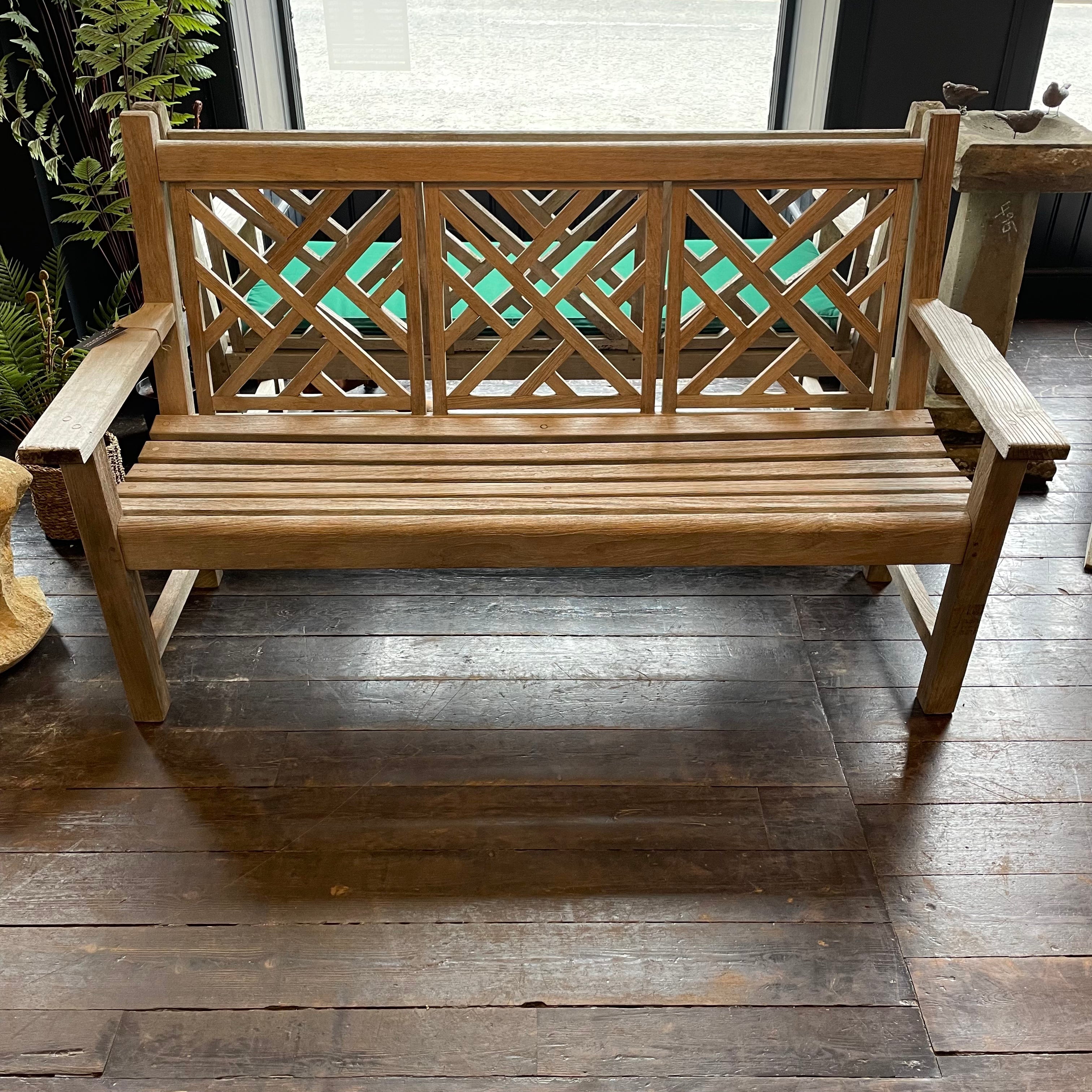 Chippendale Style Garden Bench