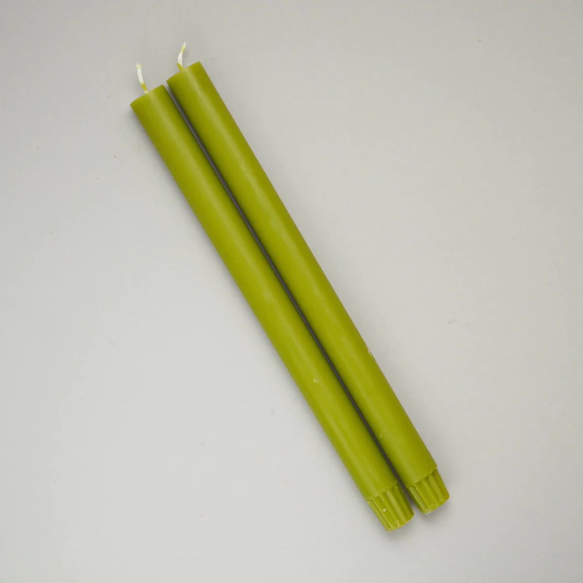 Coloured Dining Candles Dining Candles Henderson's Leaf Green 