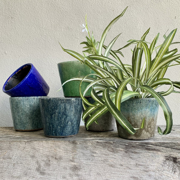 Crackle Glaze Pot Plant Pot Henderson's 