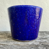 Crackle Glaze Pot Plant Pot Henderson's Blue 
