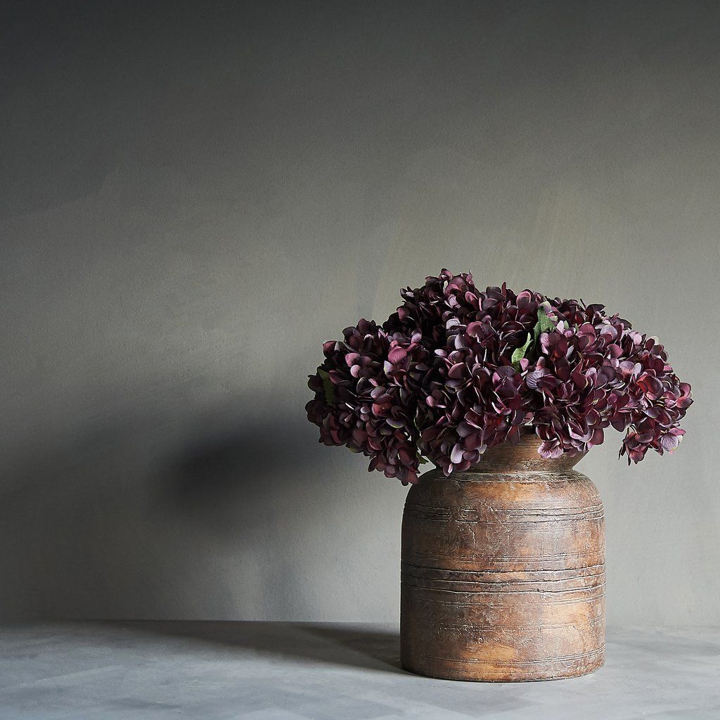 Damson Hydrangea Faux Stem Henderson's 