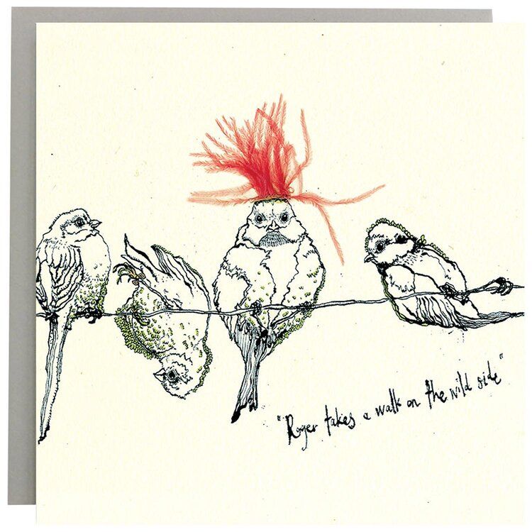 Greetings Cards By Anna Wright Greetings card Henderson's Rodger Takes A Walk 