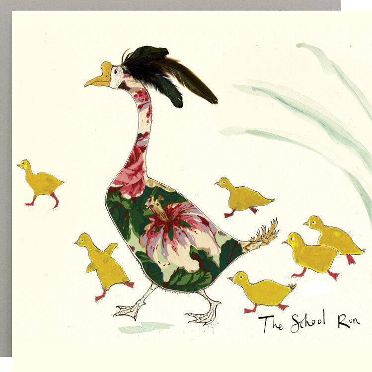 Greetings Cards By Anna Wright Greetings card Henderson's The School Run 