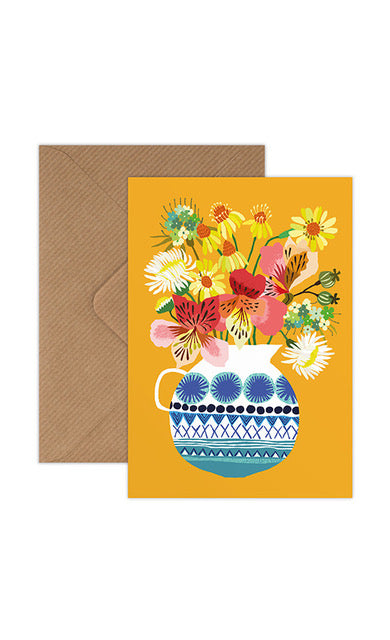 Greetings Cards by Brie Harrison Greetings card Henderson's Festival Flowers 