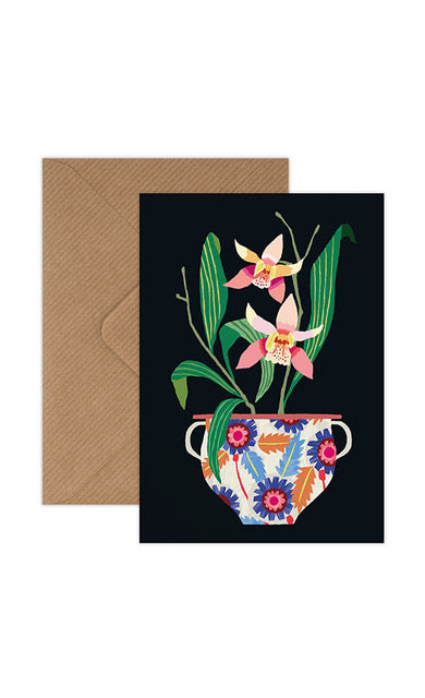 Greetings Cards by Brie Harrison Greetings card Henderson's Orchid 