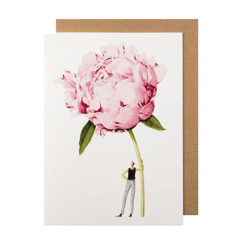 Greetings Cards By Laura Stoddart Greetings card Henderson's Peony 