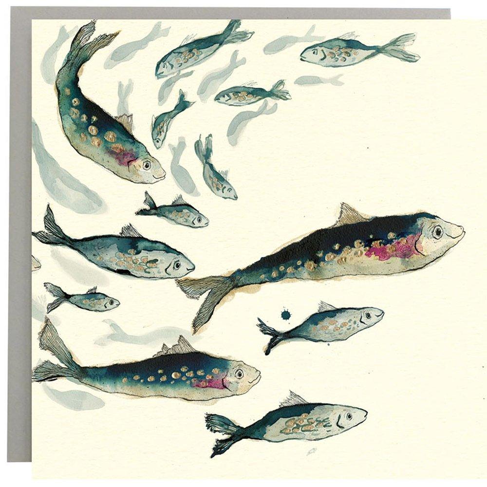 Illustrated Greeting Cards Greetings card Henderson's Fishy Friends 