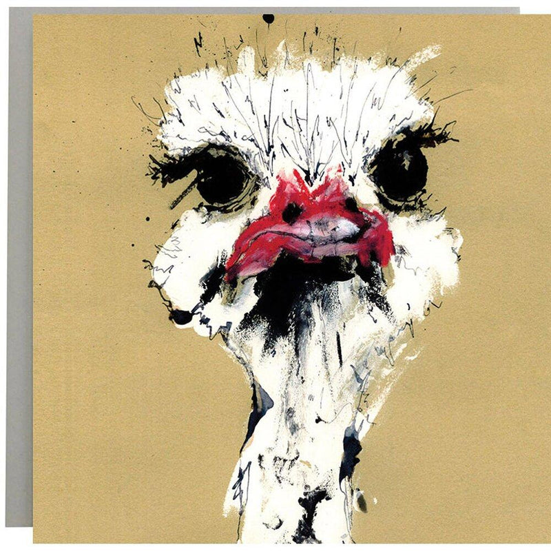 Illustrated Greeting Cards Greetings card Henderson's Mr Ostritch 