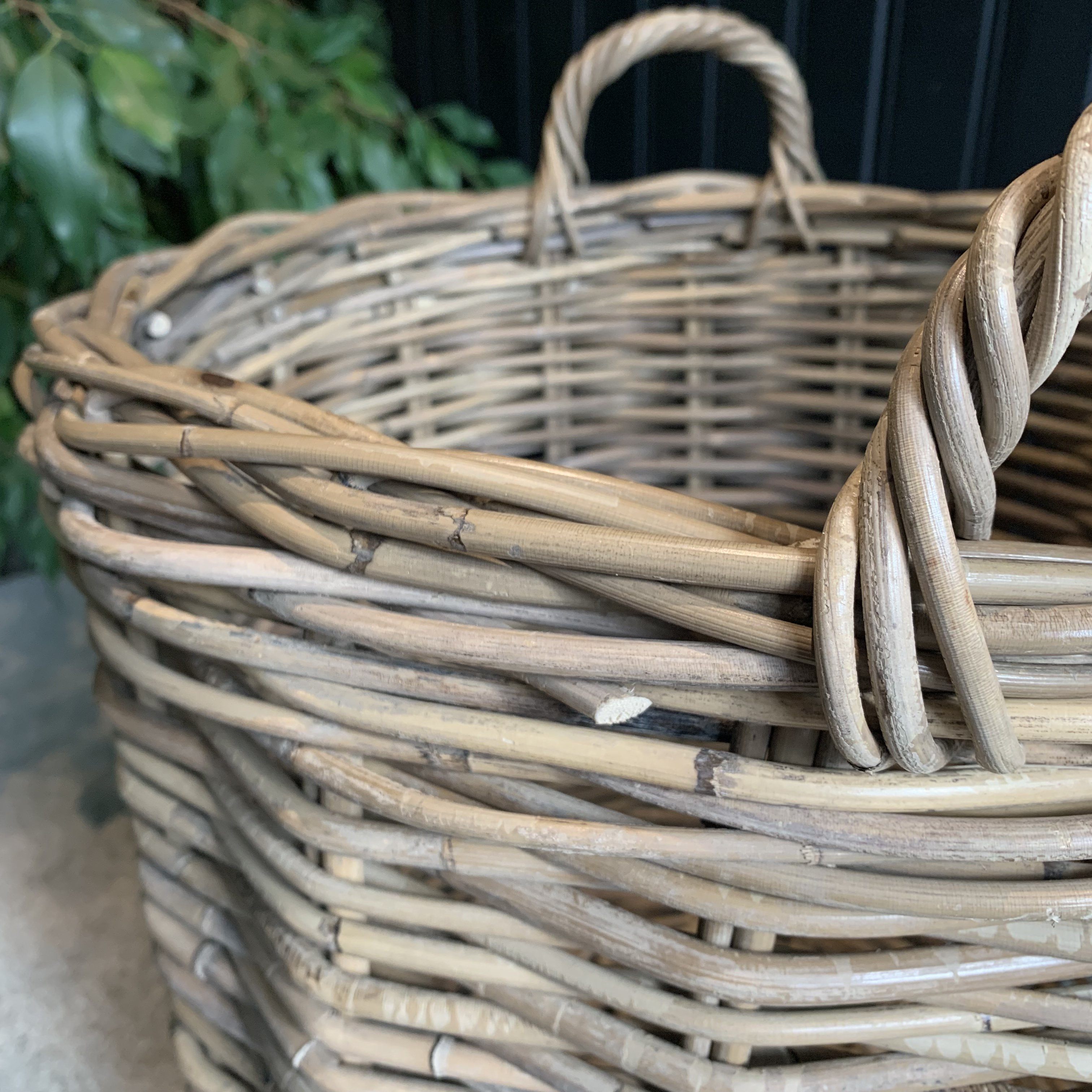 Rattan Log Basket Log Baskets Henderson's 