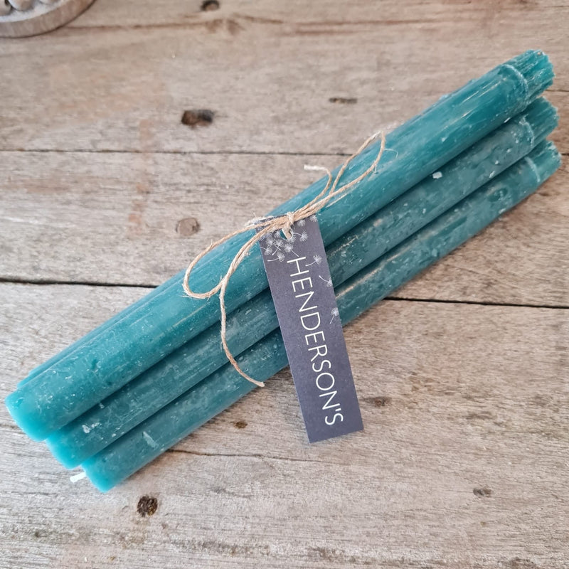 Rustic Candle Bundle Rustic Dining Candles Henderson's Turquoise 