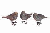 Trio of Birds Ornaments 