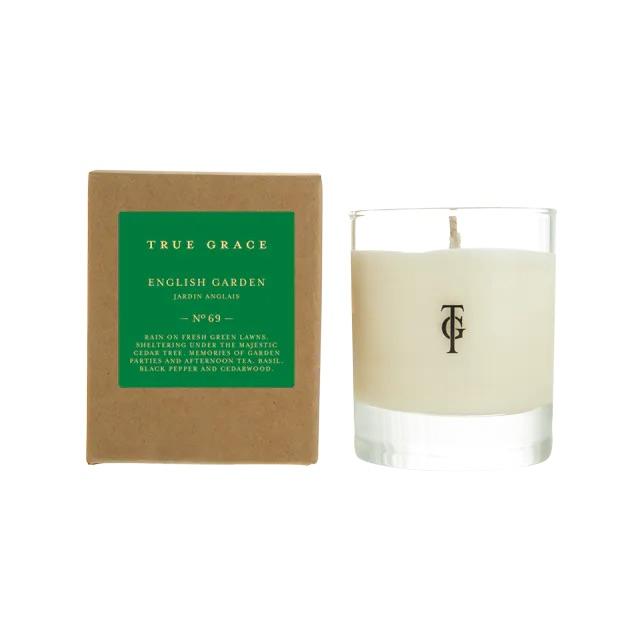 True Grace Boxed Candle Scented Candle Henderson's English Garden 