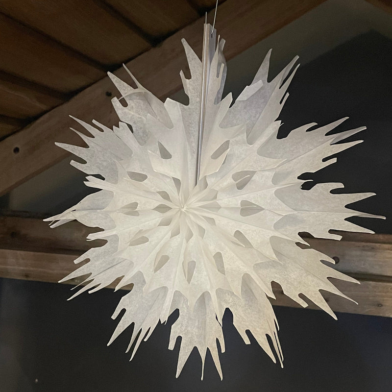 Vintage Paper Snowflake Christmas Decoration Henderson's Small 